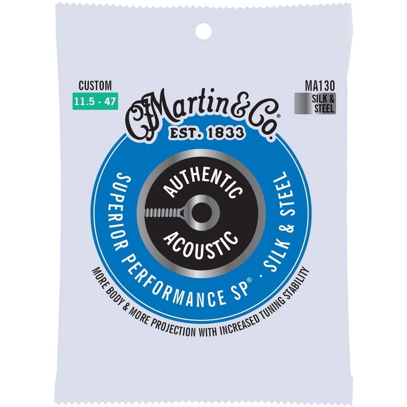 martin-ma130-custom-11-5-47-silk-steel-authentic-acoustic-superior-performance-sp-guitar-strings MARTIN MA130 CUSTOM 11.5 - 47 SILK & STEEL AUTHENTIC ACOUSTIC SUPERIOR PERFORMANCE SP GUITAR STRINGS