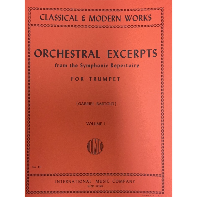 orchestral-excerpts-from-the-symphonic-repertoire-for-trumpet-classic-modern-works-volume-ii-bartold Orchestral Excerpts from the Symphonic Repertoire for Trumpet - Classic & Modern Works - Volume II - Bartold