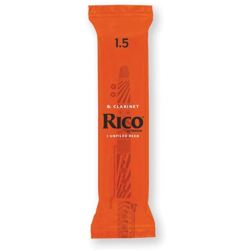 rico-by-d-addario-bb-clarinet-reed-1-5-single Rico by D'Addario Bb Clarinet Reed, 1.5, Single