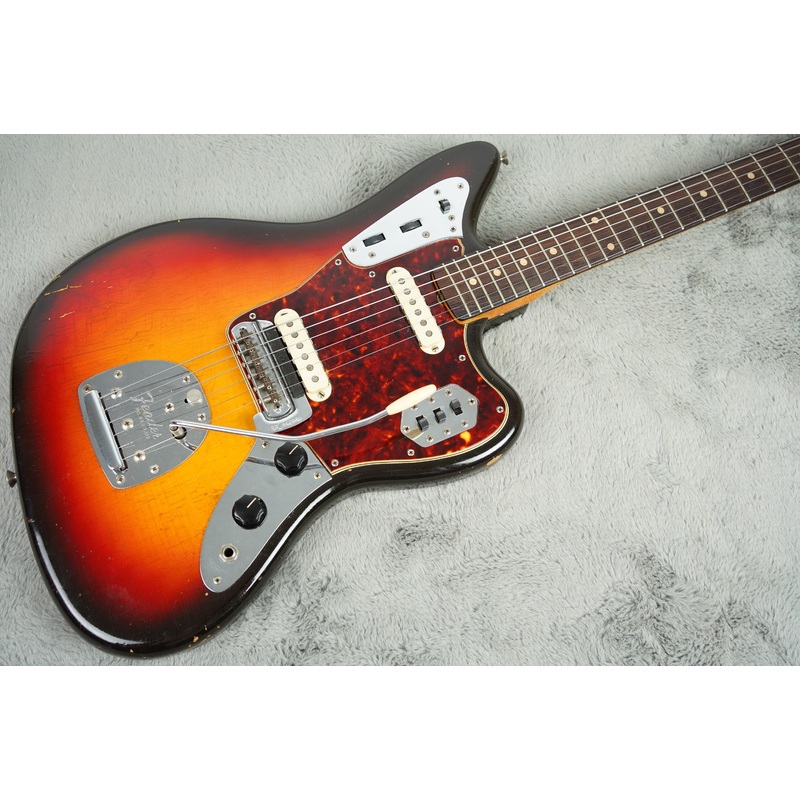 1962-fender-jaguar-sunburst-early-example-ohsc 1962 Fender Jaguar, Sunburst, Early Example + OHSC