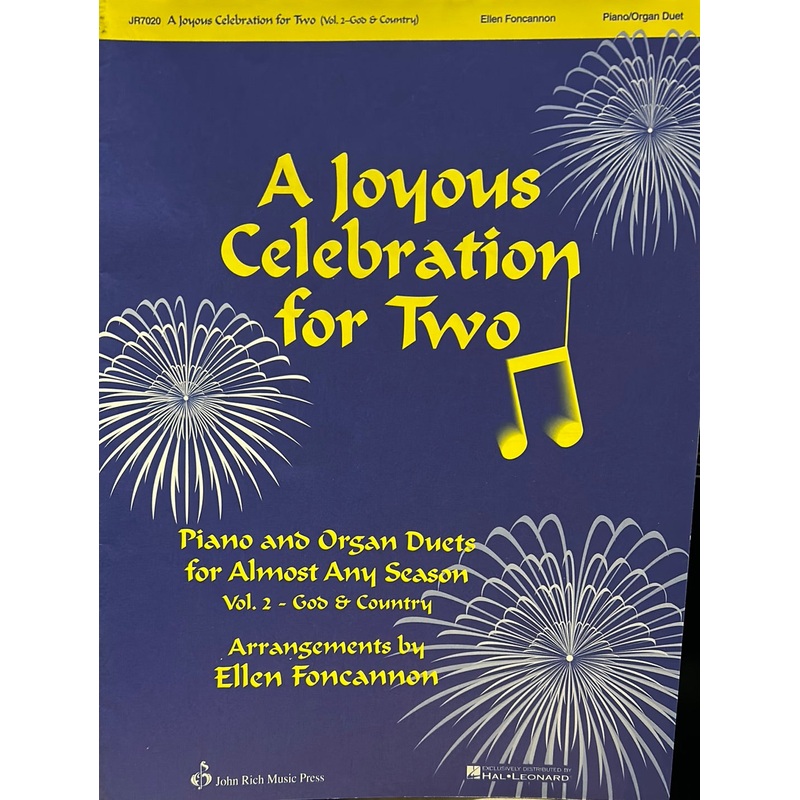 a-joyous-celebration-for-two-vol-2-organ-piano-duet A Joyous Celebration for Two Vol. 2 Organ & Piano Duet