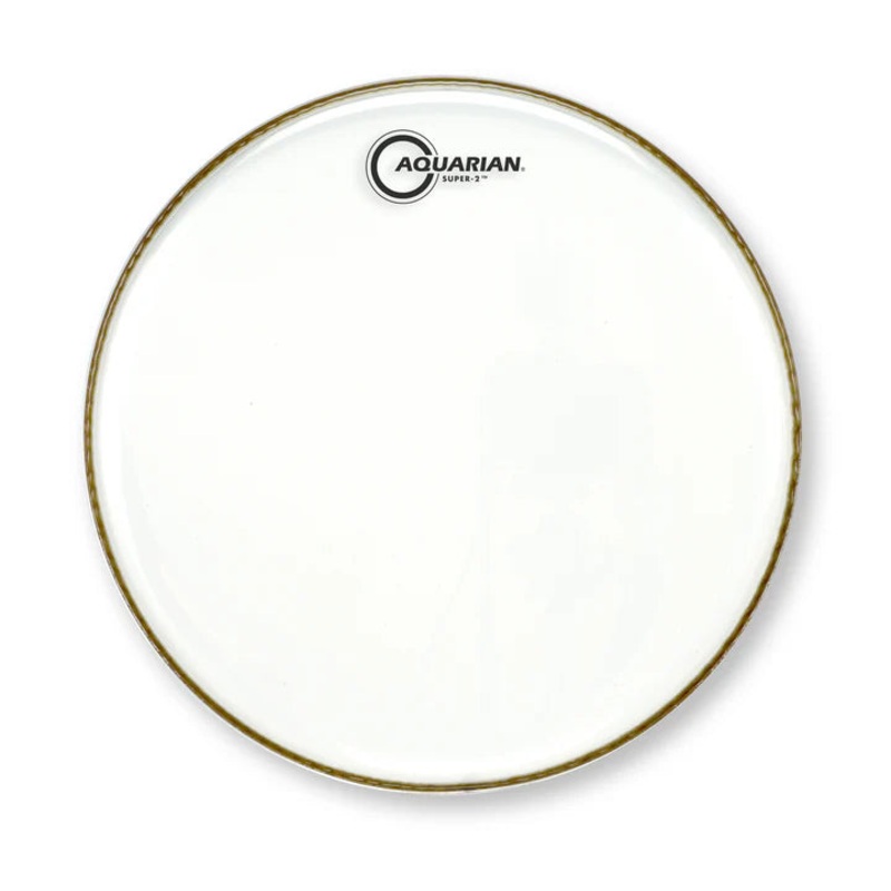 aquarian-10-super-2-clear-5-7-double-ply-drumhead Aquarian 10" Super-2 Clear 5/7 Double Ply Drumhead