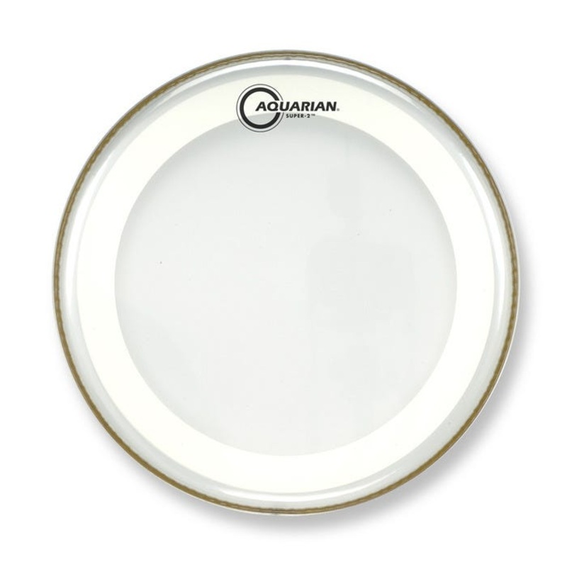 aquarian-mrs2-14-14-drum-head-clear-w-studio-x-ring Aquarian MRS2-14 14" Drum Head - Clear w/Studio-X Ring