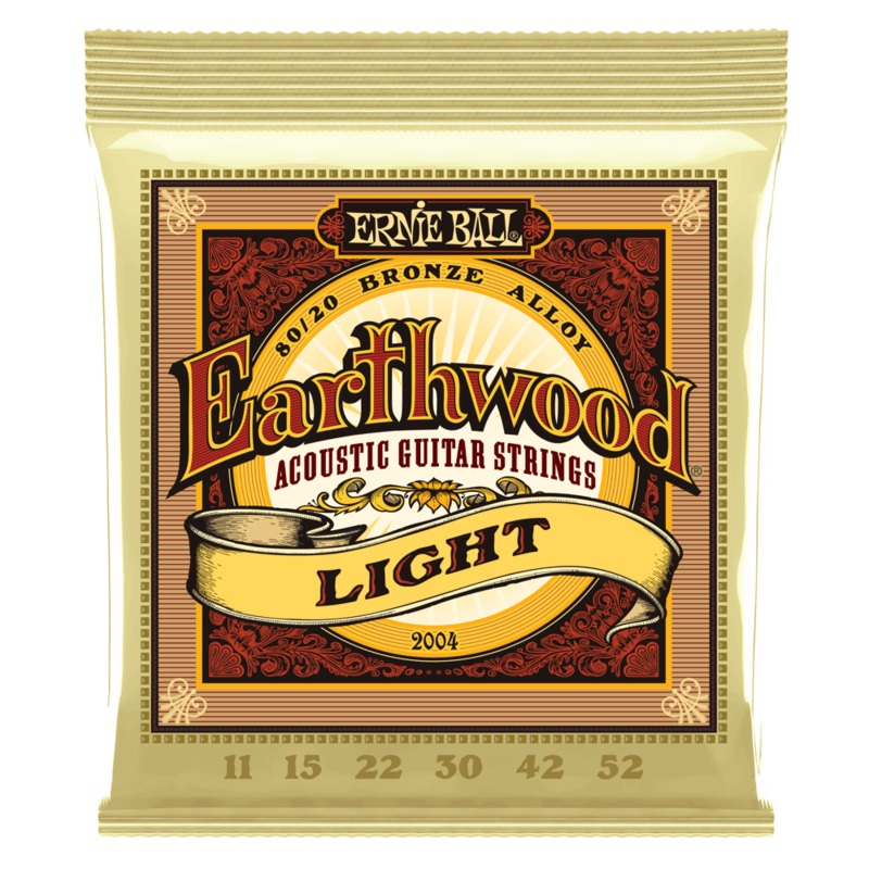 ernie-ball-2004-earthwood-light-80-20-bronze-acoustic-guitar-strings-11-52-gauge ERNIE BALL 2004 EARTHWOOD LIGHT 80/20 BRONZE ACOUSTIC GUITAR STRINGS - 11-52 GAUGE
