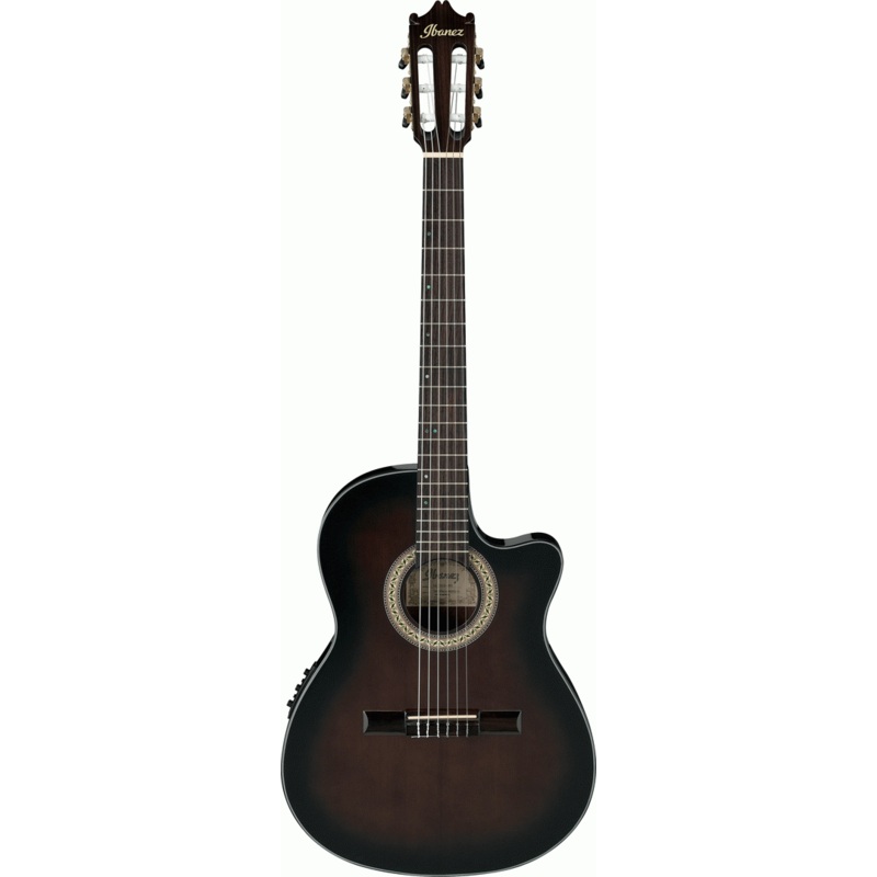 ibanez-ga35tce-dvs-nylon-string-guitar-w-pickup-dark-violin-sunburst-high-gloss Ibanez GA35TCE DVS Nylon String Guitar w/Pickup - Dark Violin Sunburst High Gloss