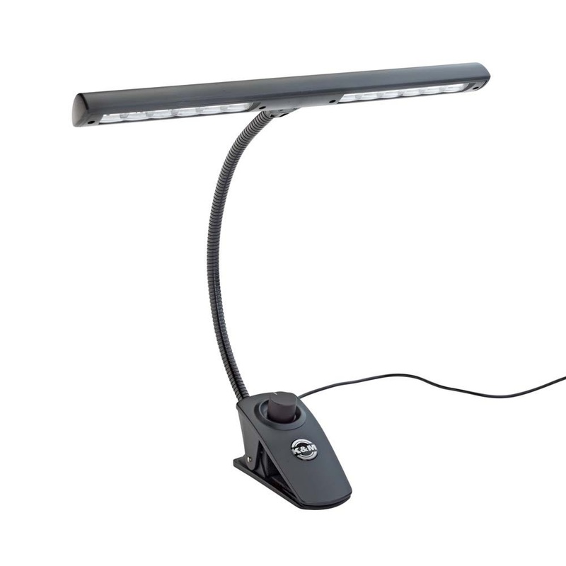 k-m-music-stand-light-w-power-supply-km-12295 K&M Music Stand Light w/Power Supply (KM 12295)
