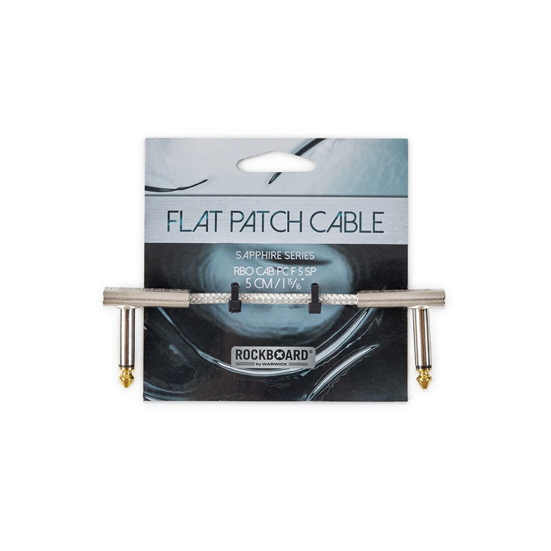 rockboard-sapphire-series-flat-patch-cable-5-cm-1-31-32 RockBoard SAPPHIRE Series Flat Patch Cable, 5 cm / 1 31/32"