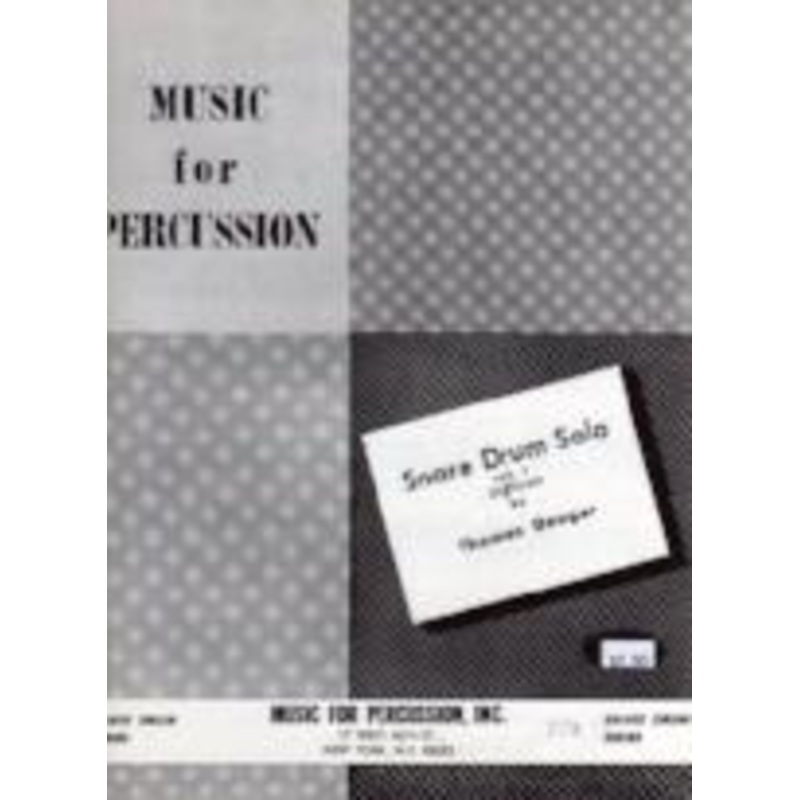 snare-drum-solo-no-1-difficult-gauger Snare Drum Solo No. 1 (Difficult) - Gauger