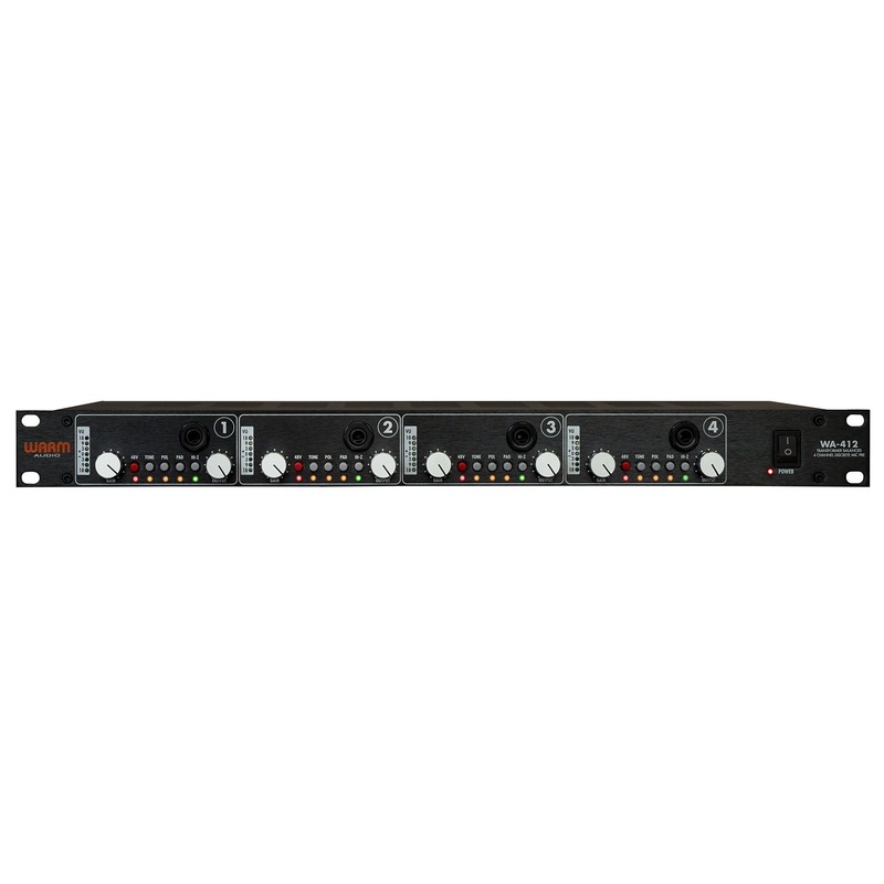 warm-audio-wa-412-four-channel-mic-preamp Warm Audio WA-412 Four Channel Mic Preamp