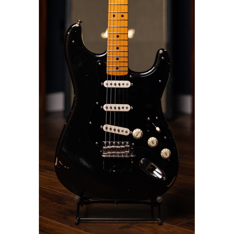 2014-fender-custom-shop-david-gilmour-signature-stratocaster-electric-guitar-black 2014 Fender Custom Shop David Gilmour Signature Stratocaster Electric Guitar - Black