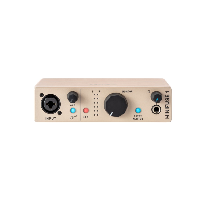 arturia-minifuse-1-audio-interface-champagne Arturia MiniFuse 1 Audio Interface - Champagne