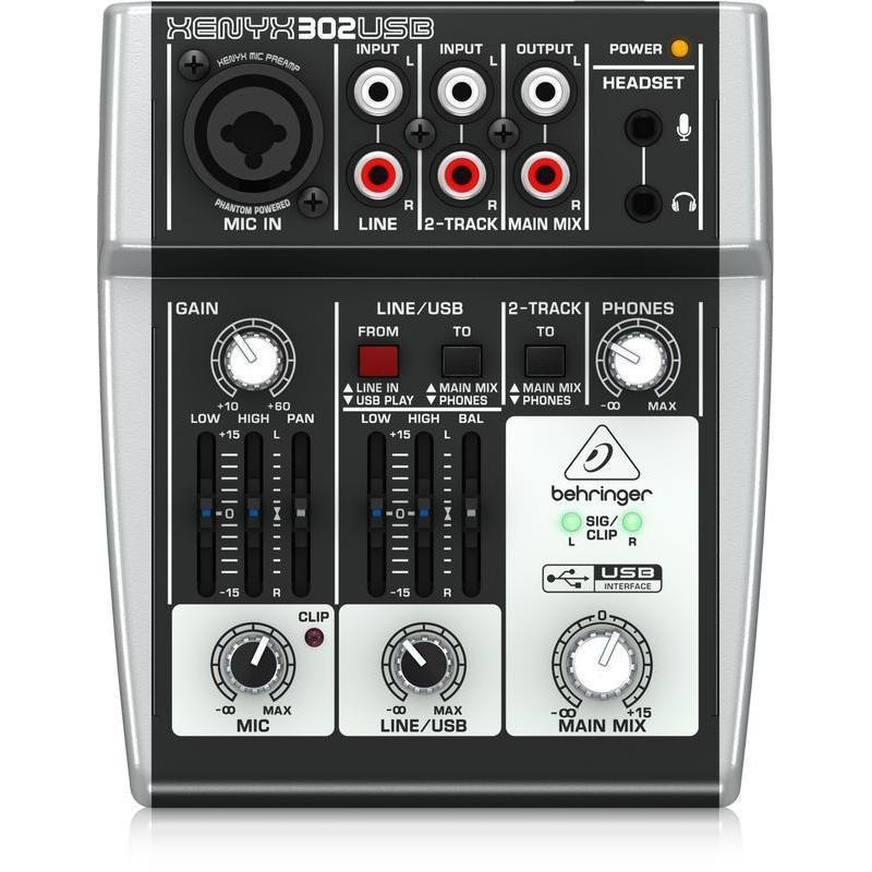 behringer-xenyx-302usb-mixer Behringer Xenyx 302USB Mixer