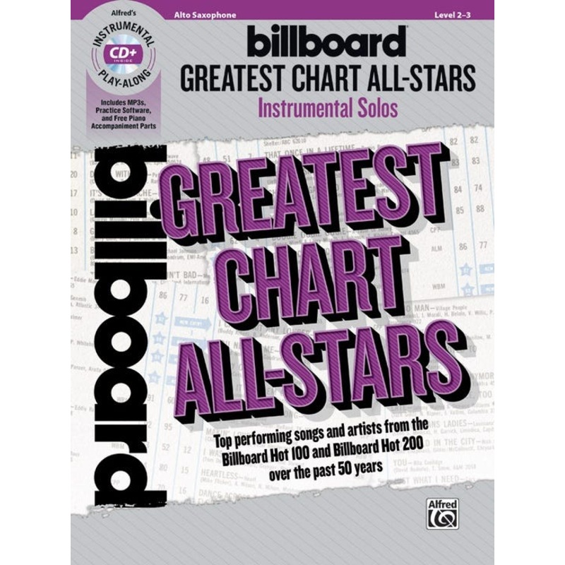 billboard-greatest-chart-all-stars-asax-bk-cd Billboard Greatest Chart All Stars Asax Bk/Cd