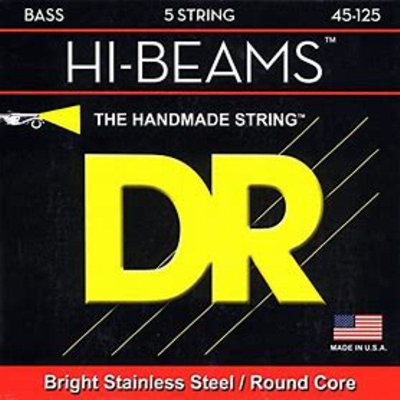 dr-strings-hi-beam-medium-5-string-bass-round-core-45-125 DR Strings Hi-Beam Medium 5 String Bass Round core 45-125