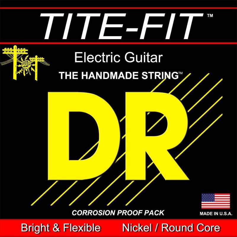 dr-tite-fit-electric-string-set-round-core-008-038 DR Tite Fit Electric String Set, Round Core, .008-.038