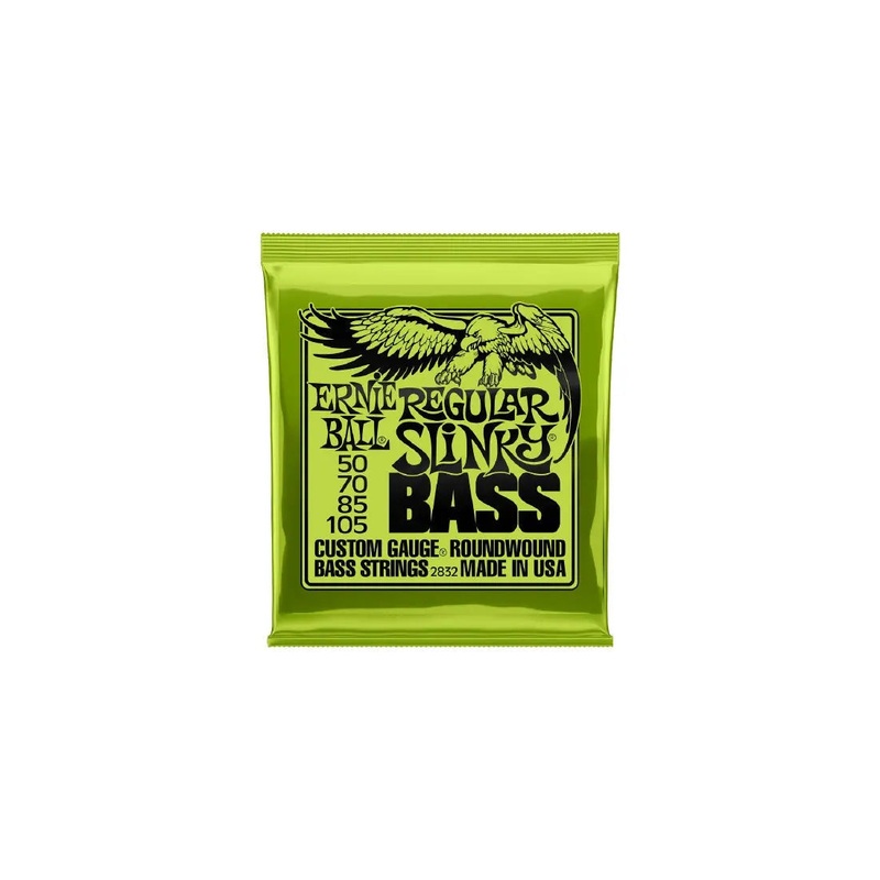 ernie-ball-regular-slinky-nickel-wound-electric-bass-strings-50-105-gauge Ernie Ball Regular Slinky Nickel Wound Electric Bass Strings - 50-105 Gauge