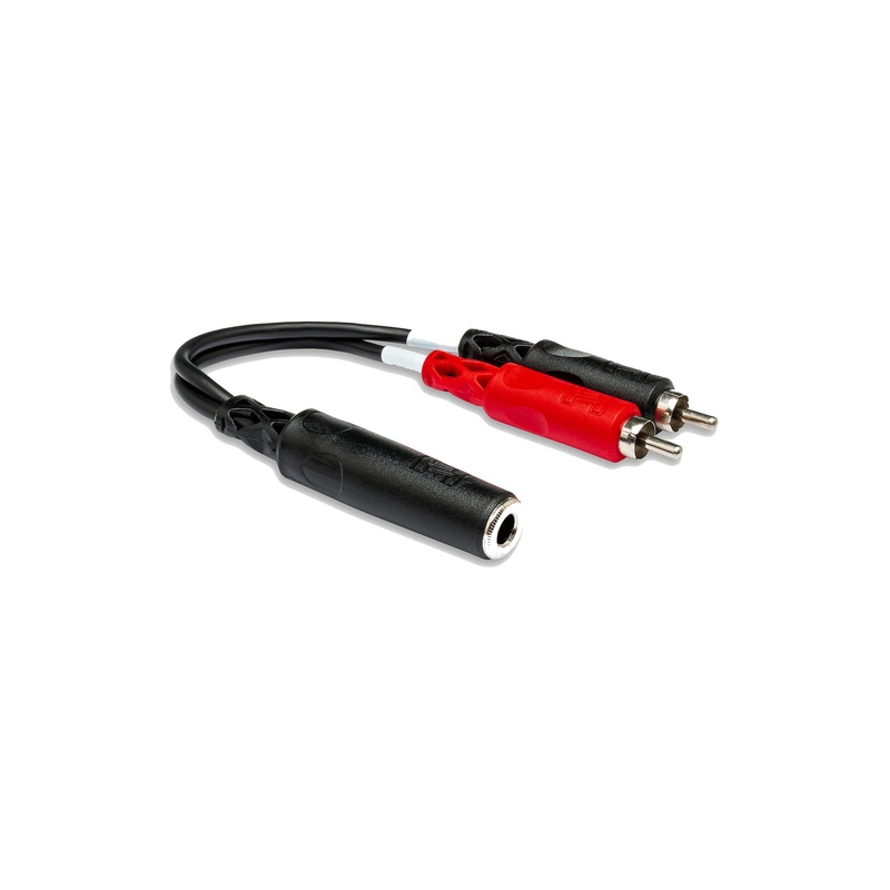 hosa-ypr-257-1-4-in-trs-female-to-dual-rca Hosa YPR-257 1/4 in TRS Female to Dual RCA