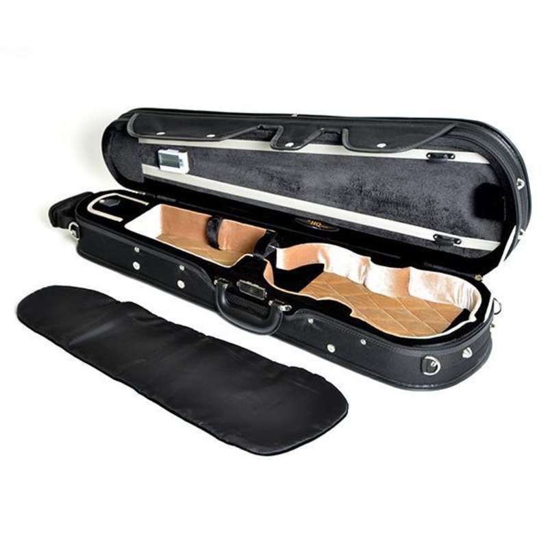 hq-shaped-lightweight-violin-case-black-tan HQ Shaped Lightweight Violin Case Black/Tan