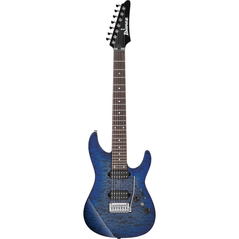 ibanez-az427p2qmtub-7-string-electric-guitar-twilight-blue-burst Ibanez AZ427P2QMTUB 7 String Electric Guitar - Twilight Blue Burst