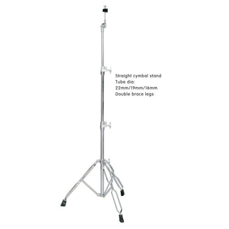 pdw-drums-aj-010-double-braced-straight-cymbal-stand-3-sections PDW DRUMS AJ-010 Double Braced Straight Cymbal Stand 3 Sections