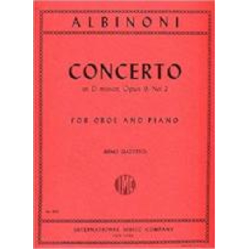 concerto-in-d-minor-for-oboe-and-piano-opus-9-no-2-albinoni Concerto in D Minor for Oboe and Piano - Opus 9, No. 2 - Albinoni