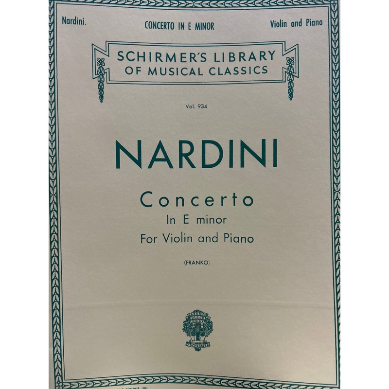 concerto-in-e-minor-for-violin-nardini-franko Concerto in E minor for Violin - Nardini/Franko