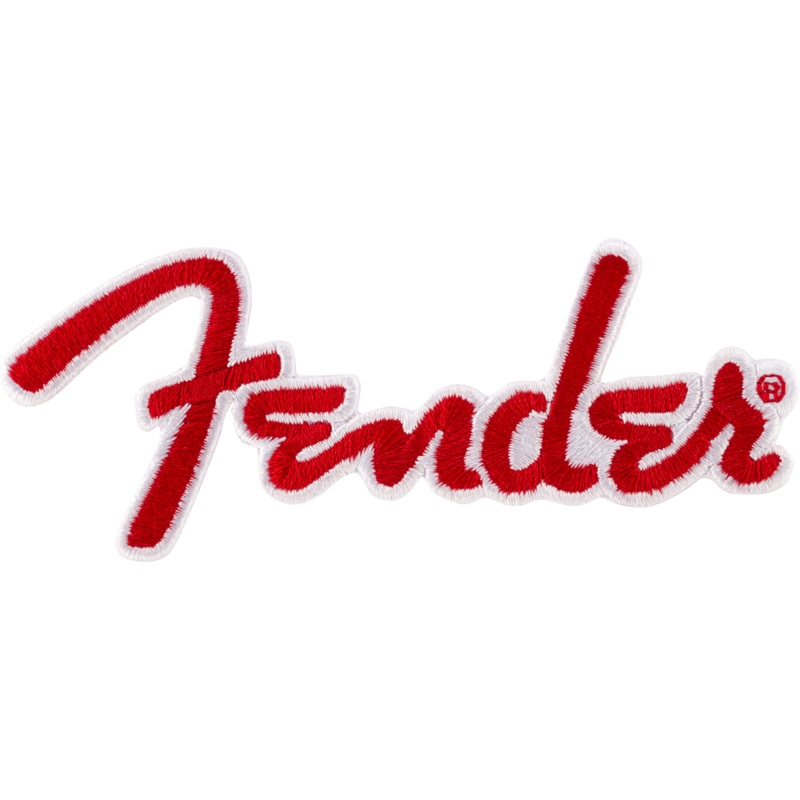 fender-red-logo-clothing-patch Fender Red Logo Clothing Patch