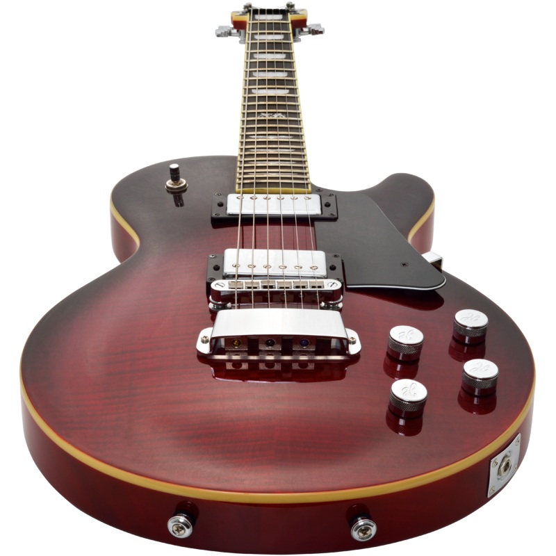 hagstrom-super-swede-electric-guitar-crimson-flame-with-case Hagstrom Super Swede Electric Guitar, Crimson Flame with Case
