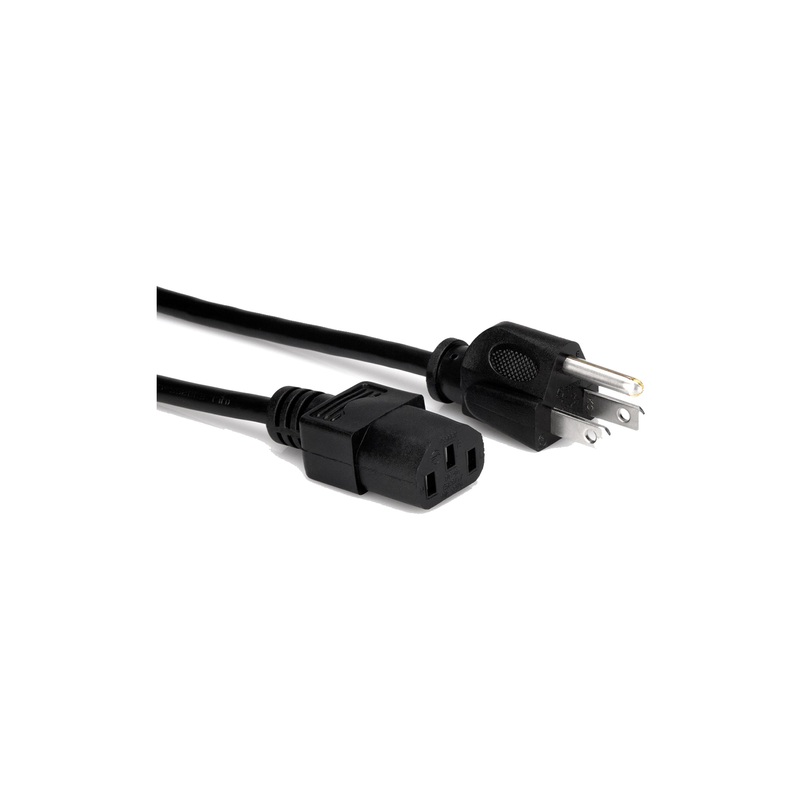 hosa-pwc-403-iec-power-cable-3-foot Hosa PWC-403 IEC Power Cable, 3 Foot