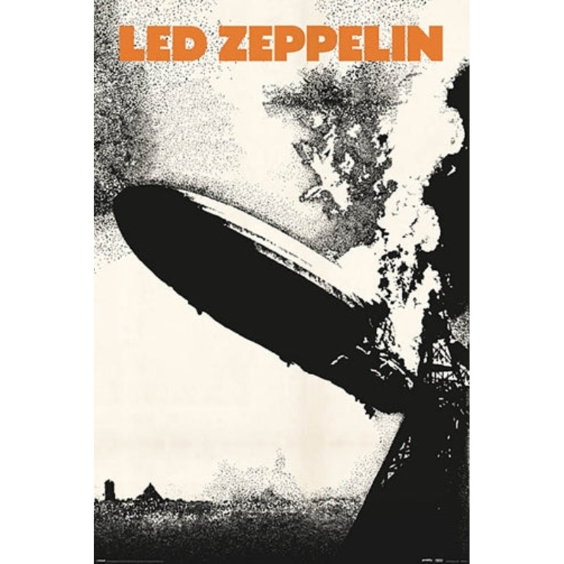 led-zeppelin-1-wall-poster-24-inches-x-36-inches Led Zeppelin 1 Wall Poster 24 inches x 36 inches
