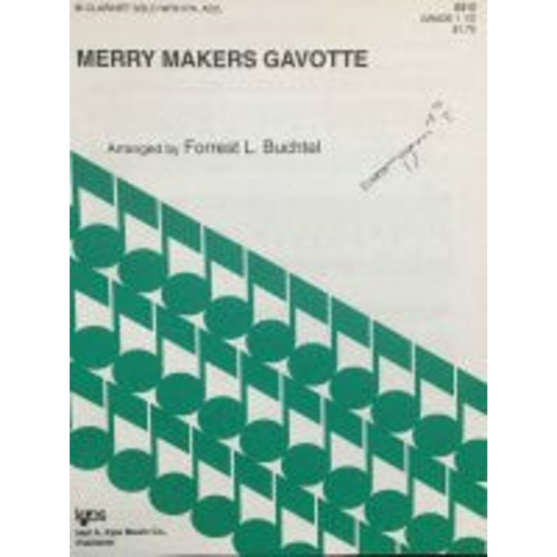 merry-makers-gavotte-clarinet-buchtel Merry Makers Gavotte - Clarinet - Buchtel
