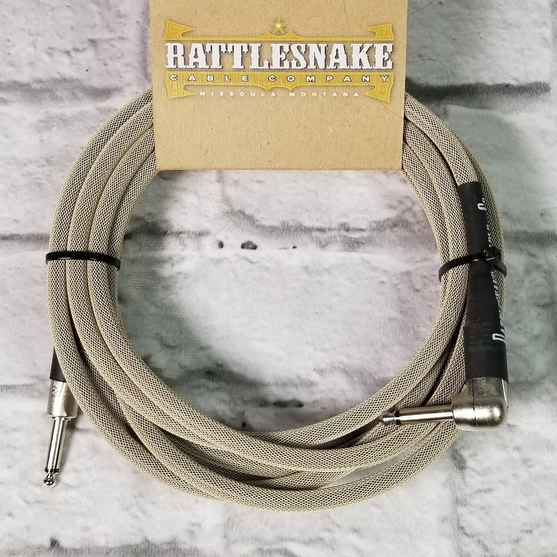 rattlesnake-cables-20-tweed-straight-to-right-angle Rattlesnake Cables 20' Tweed Straight to Right Angle