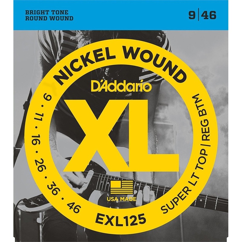 d-addario-exl125-light-top-regular-bottom-nickel-wound-electric-guitar-strings-9-46 D'Addario EXL125 Light Top/Regular Bottom, Nickel Wound Electric Guitar Strings 9-46