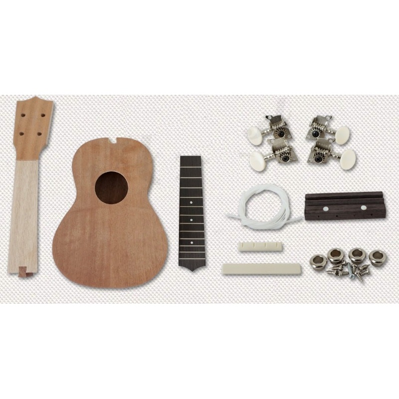 high-quality-mahogany-21-inch-soprano-diy-ukulele-kit-basswood High Quality Mahogany 21 Inch Soprano DIY Ukulele Kit Basswood