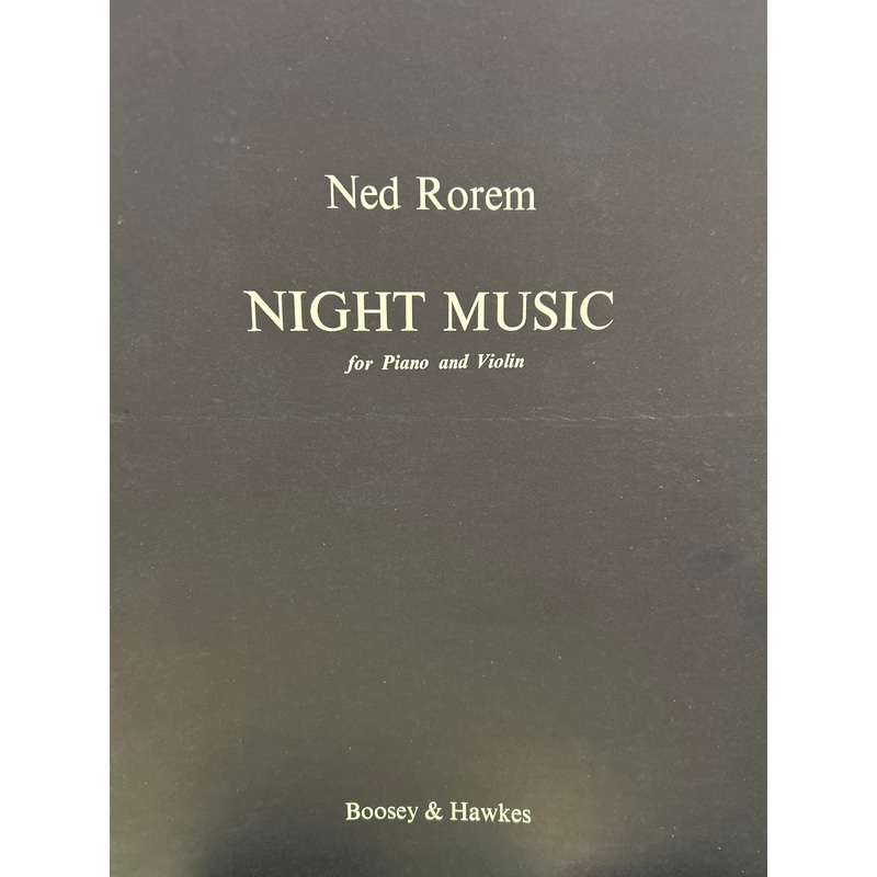 night-music-violin-n-rorem Night Music - Violin - N. Rorem
