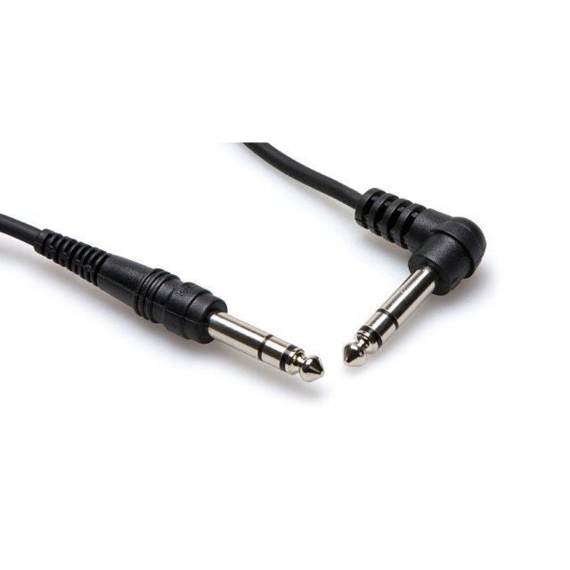 hosa-1-4-trs-1-4-trs-ra-interconnect-cable-10ft-css110r Hosa 1/4" TRS - 1/4"TRS RA Interconnect Cable - 10ft (CSS110R)
