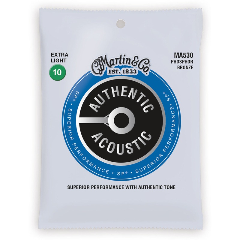 martin-ma530-authentic-acoustic-sp-guitar-strings-phosphor-bronze-010-047-extra-light Martin MA530 Authentic Acoustic SP Guitar Strings Phosphor Bronze - .010 - .047 Extra Light