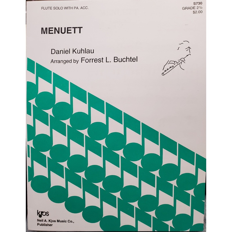 menuett-for-flute-kuhlau-buchtel Menuett for Flute - Kuhlau/Buchtel