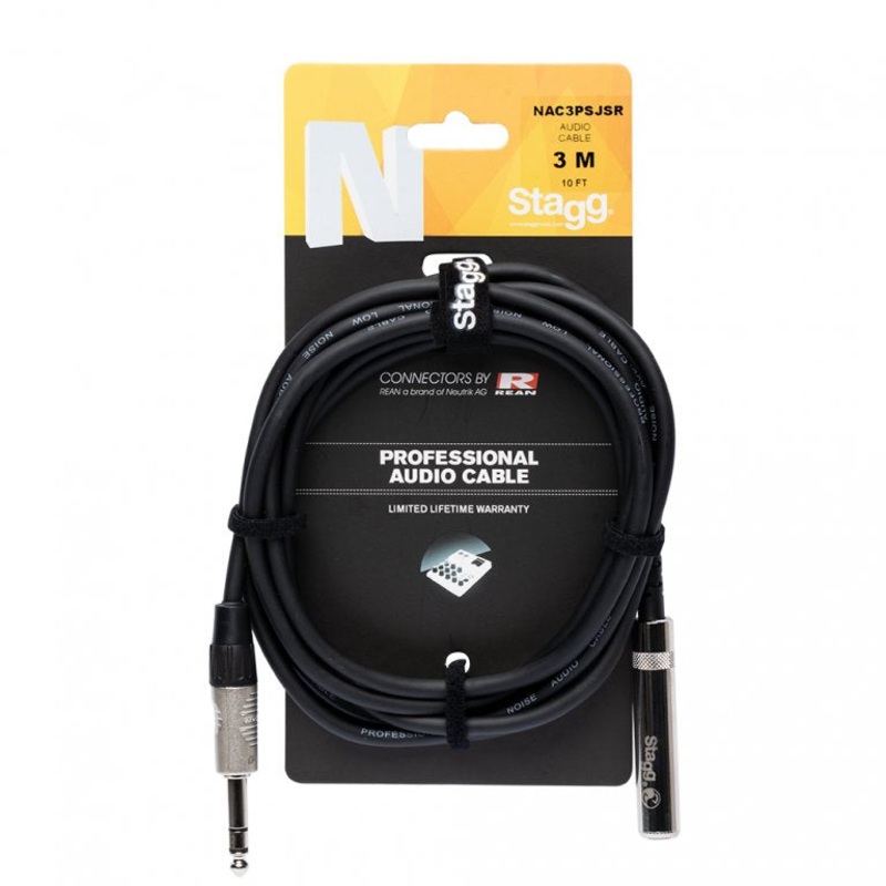 nac3psjsr-3m-10ft-6-3mm-headphone-extension-cable NAC3PSJSR 3m / 10ft 6.3mm headphone extension cable