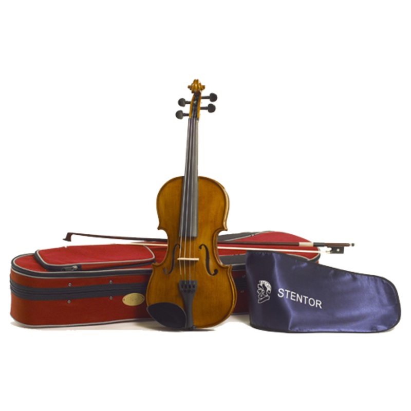 stentor-student-ii-1-8-size-violin-outfit-antique-chestnut Stentor Student II 1/8 Size Violin Outfit - Antique Chestnut