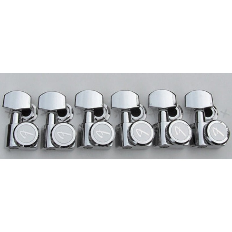 fender-locking-stratocaster-telecaster-machine-heads-chrome-all-short-post Fender Locking Stratocaster/Telecaster Machine Heads - Chrome All Short Post