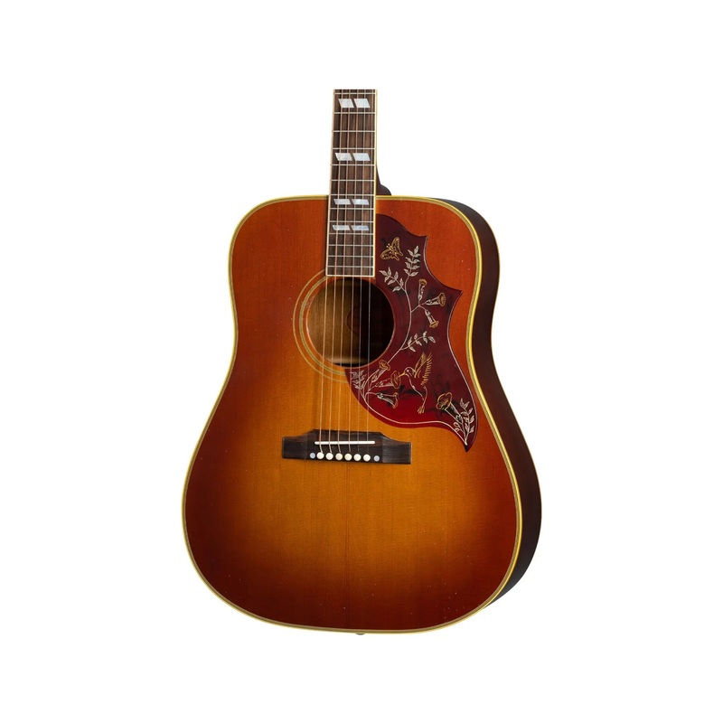 gibson-1960-hummingbird-heritage-cherry-sunburst-light-aged Gibson 1960 Hummingbird Heritage Cherry Sunburst Light Aged