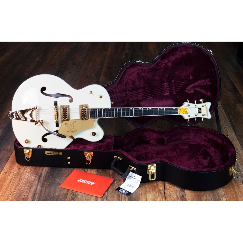gretsch-g6136t-59-vintage-select-edition-59-falcon-hollow-body-with-bigsby-tv-jones-vintage-white Gretsch G6136T-59 Vintage Select Edition '59 Falcon Hollow Body with Bigsby, TV Jones, Vintage White