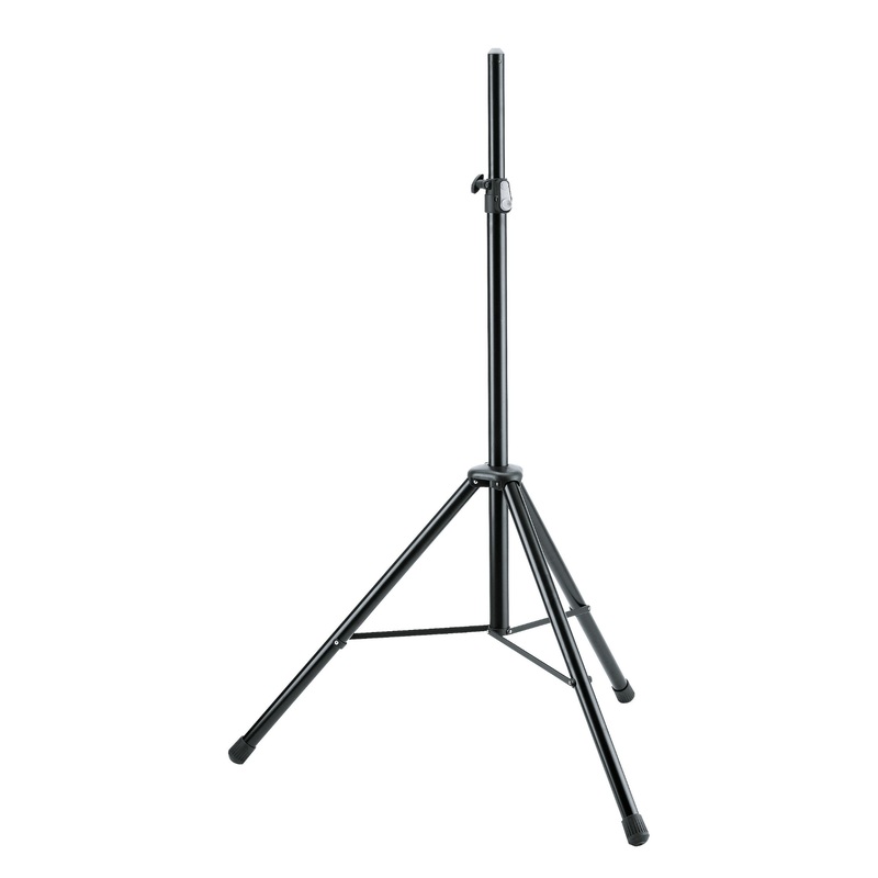 k-m-21435-steel-speaker-stand-black-single K&M 21435 Steel Speaker Stand - Black (Single)