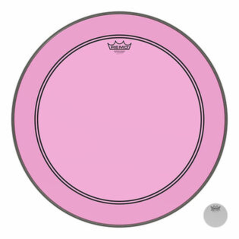remo-20-pink-powerstroke-bass-drumhead Remo 20" Pink Powerstroke Bass Drumhead