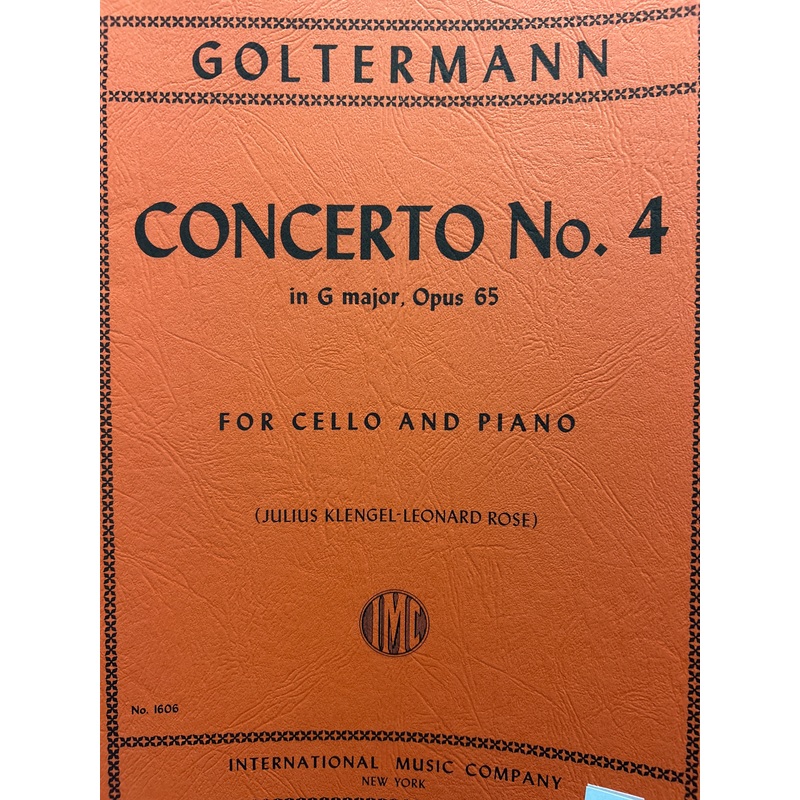 concerto-no-4-in-g-major-opus-65-cello-goltermann-klengel-rose Concerto No. 4 in G major, Opus 65 - Cello - Goltermann / Klengel / Rose