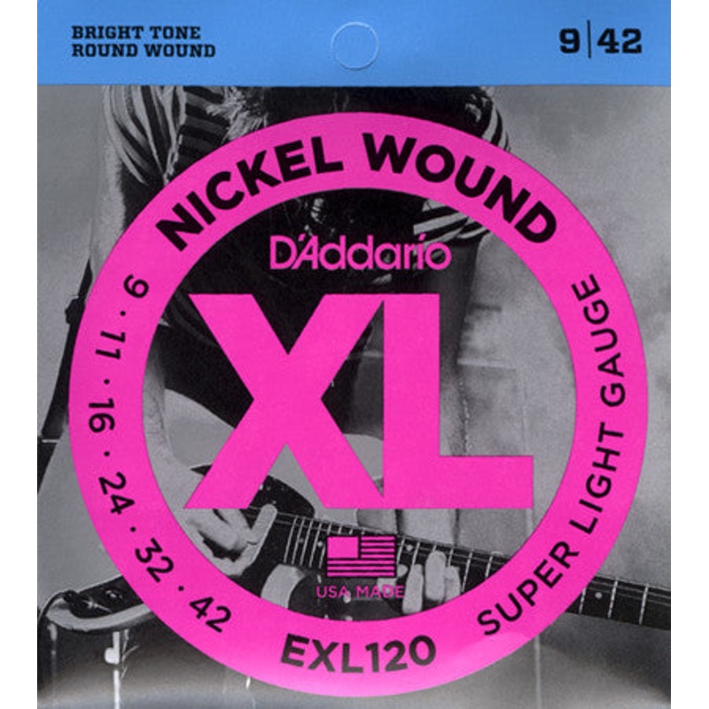 d-addario-exl120-nickel-super-light-electric-guitar-strings D'Addario EXL120 Nickel Super Light Electric Guitar Strings