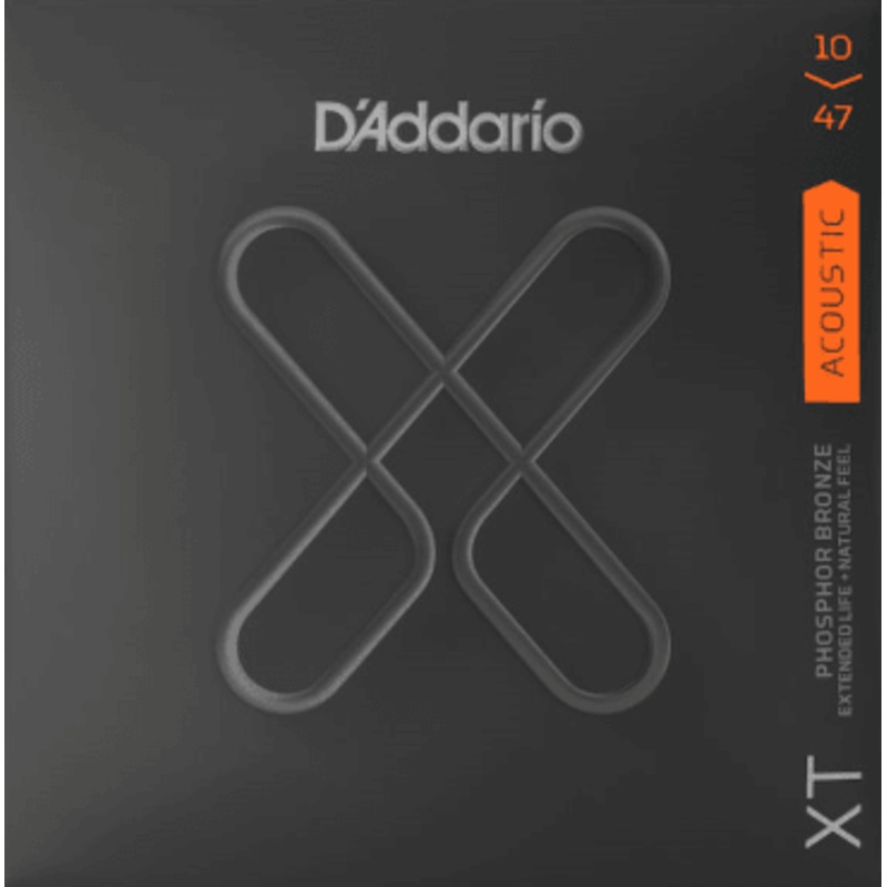 d-addario-xt-coated-acoustic-string-set-phosphor-bronze-extra-light-010-047 D'Addario XT Coated Acoustic String Set, Phosphor Bronze, Extra Light .010-.047