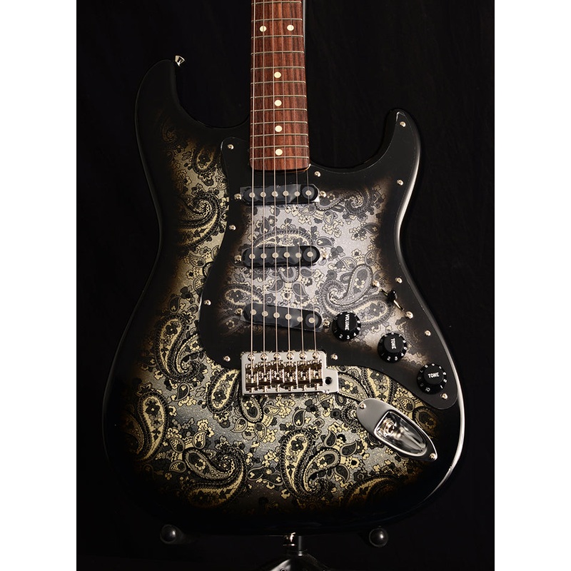 fender-limited-edition-black-paisley-stratocaster Fender Limited Edition Black Paisley Stratocaster