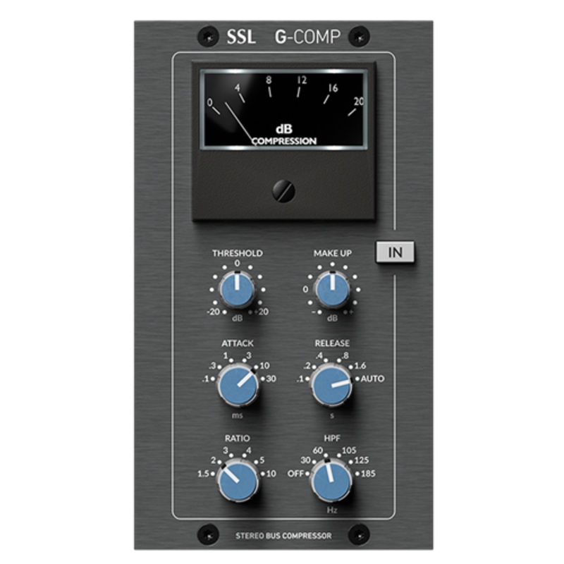 solid-state-logic-ssl-gcomp-v3-500-series-stereo-bus-compressor-module Solid State Logic (SSL) GCOMP v3 500 series Stereo Bus Compressor Module